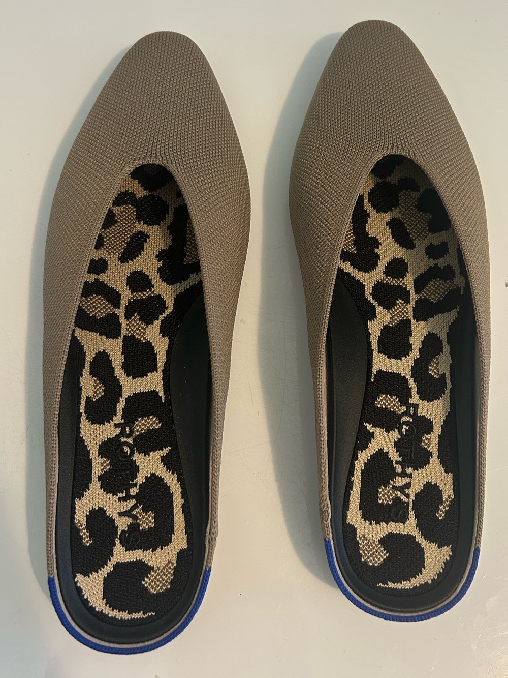 Rothy's Almond Demi Mules in Portobello Taupe - Picture 2 of 7